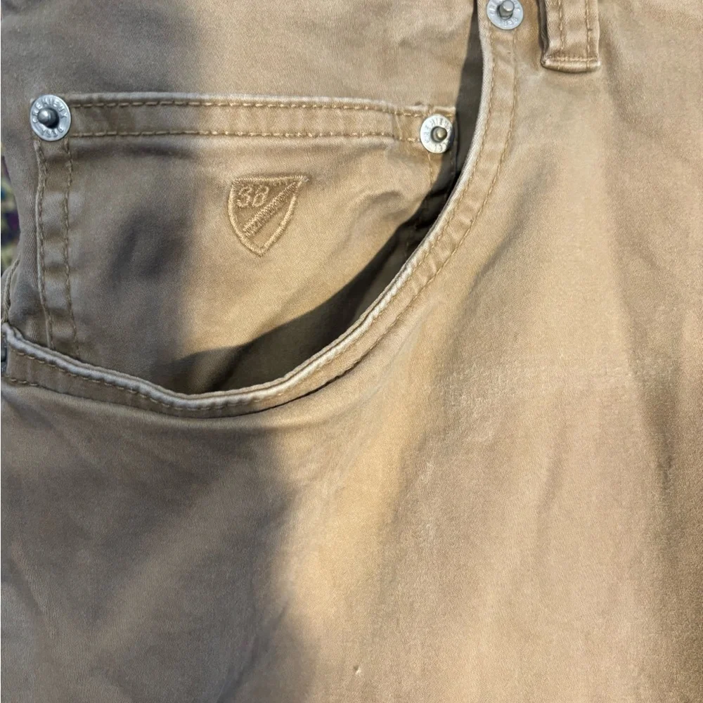 Daniel Cremieux Khaki Prince Slim Fit Jeans 38x30 5 pkt brushed twill
